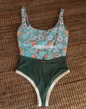 Load image into Gallery viewer, &#39;Arica&#39; Surf Suit- Green Flower
