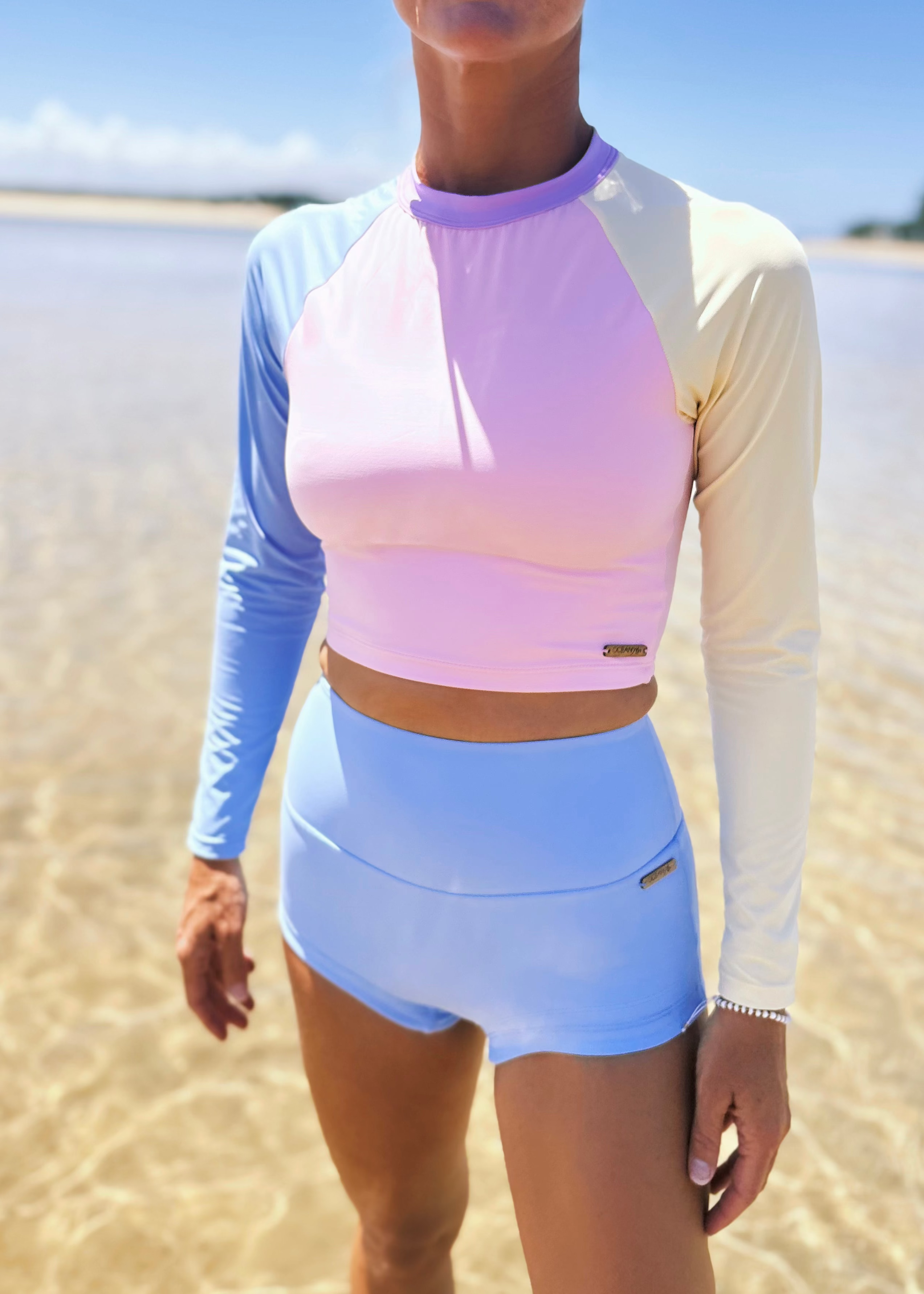 'Paloma' Surf Crop Top Cloud 9