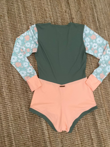 Sample "The Green Goddess" - Lobitos Surf Suit - Full Suit Boyleg