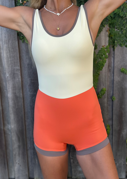 'Baja' Surf Suit- Vintage Sunshine