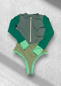 "Green Goddess" - Lobitos Surf Suit - Full Suit