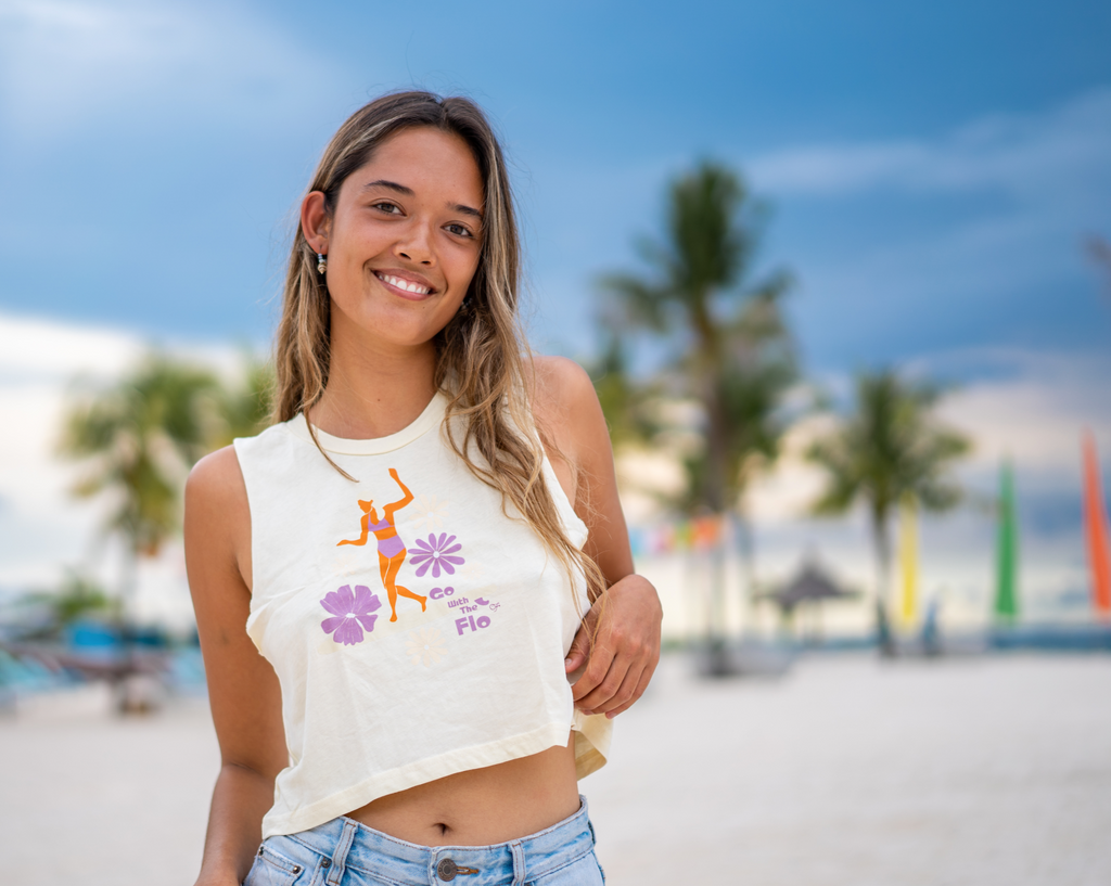Crop Tee and Scrunchie Combo
